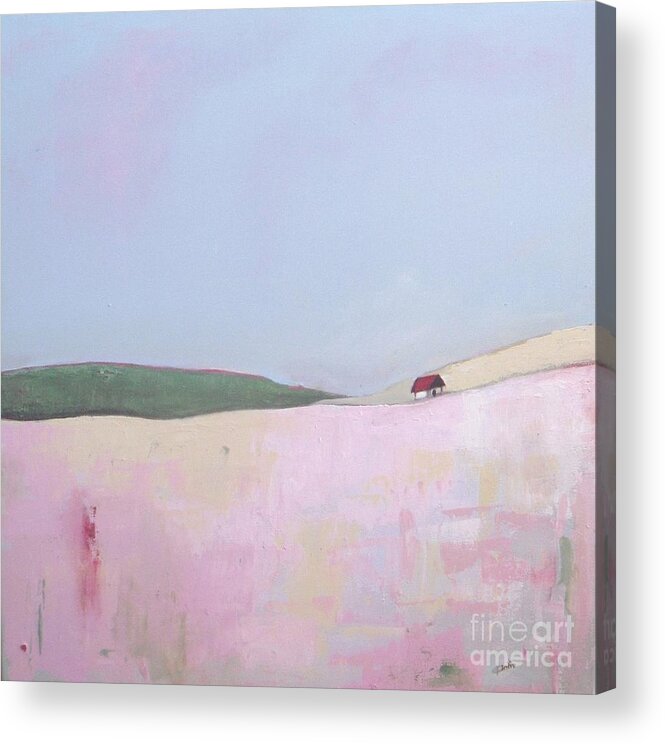 Abstract Landscape Acrylic Print featuring the painting Sugar Paradise by Vesna Antic