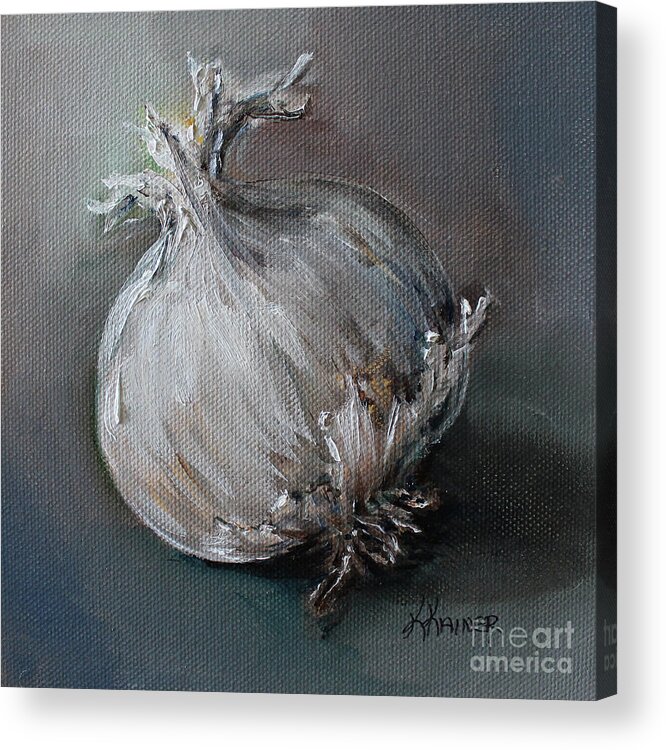 Walla Walla Acrylic Print featuring the painting Sweet Onion by Kristine Kainer