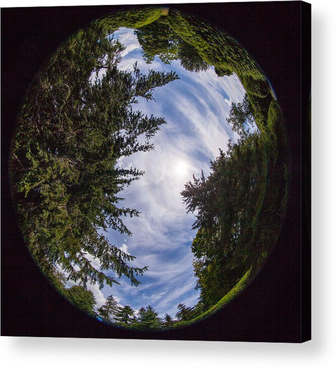 Fisheye Acrylic Print featuring the photograph The Berkshires 944 by Michael Fryd