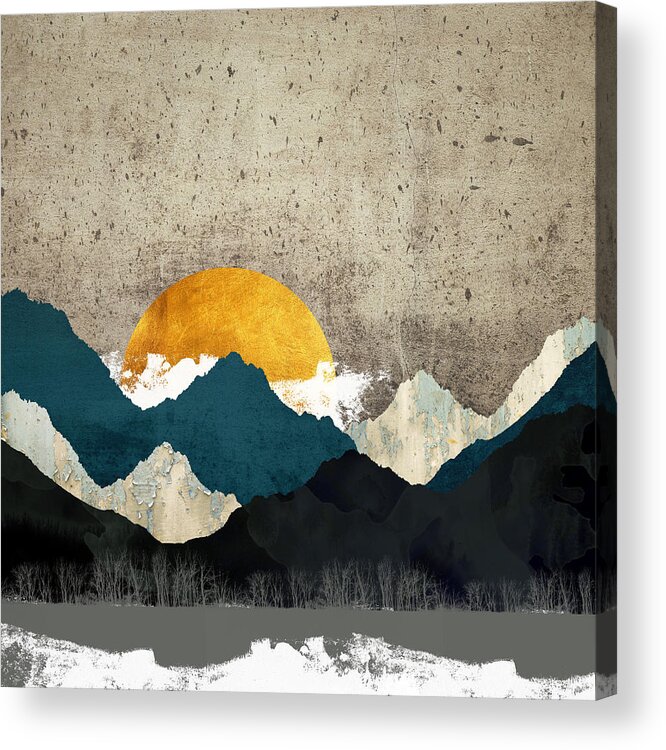 Thaw Acrylic Print featuring the digital art Thaw by Katherine Smit