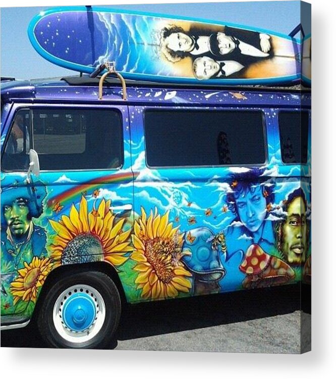 Van Acrylic Print featuring the photograph The Bus by Cari Ann Ormsby