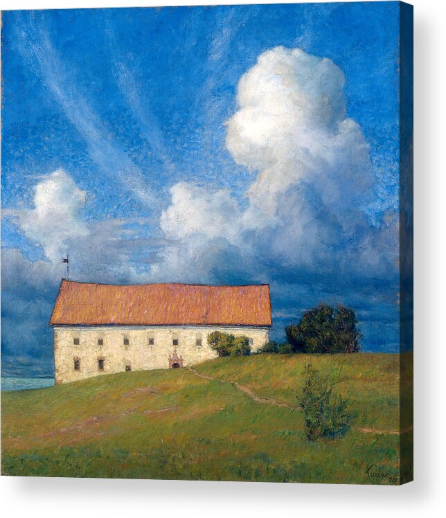 Prins Eugen Acrylic Print featuring the painting The Cloud by Prins Eugen