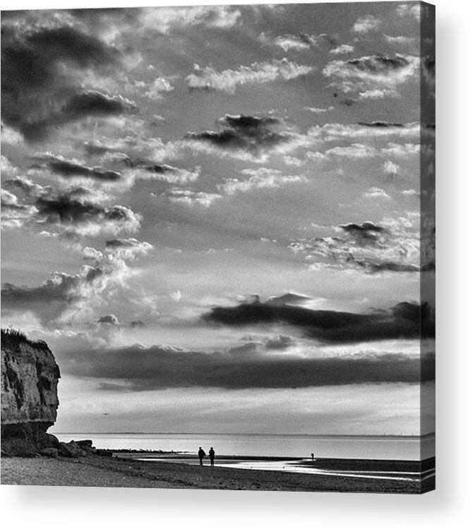 Natureonly Acrylic Print featuring the photograph The End Of The Day, Old Hunstanton by John Edwards