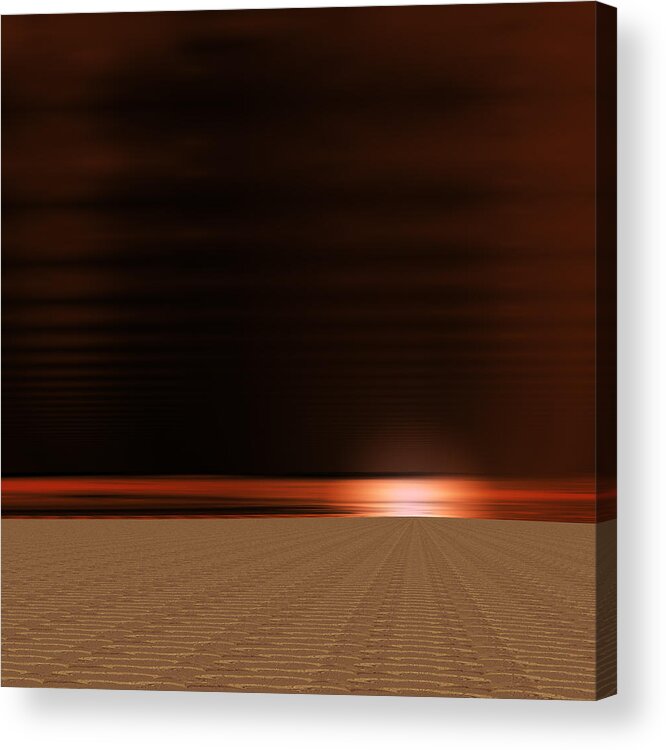 Vic Eberly Acrylic Print featuring the digital art The End by Vic Eberly