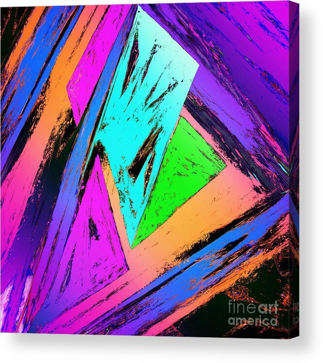 Light Acrylic Print featuring the digital art The fast trap by Keith Mills