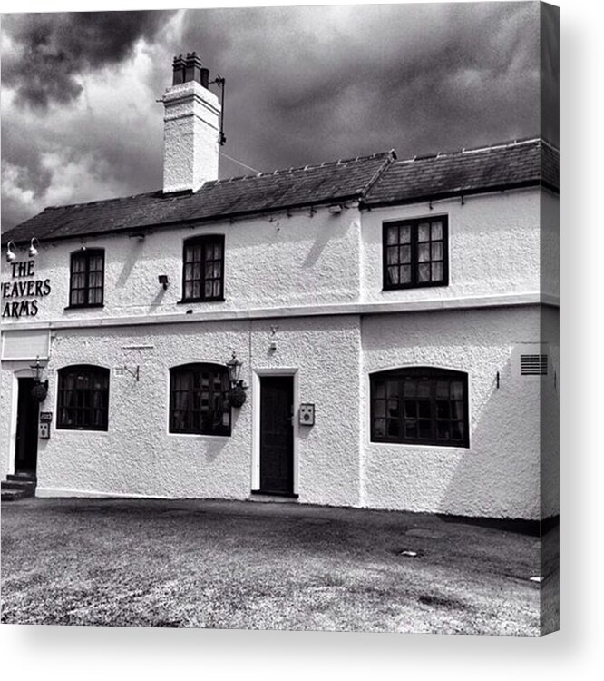 Snapseed Acrylic Print featuring the photograph The Weavers Arms, Fillongley by John Edwards