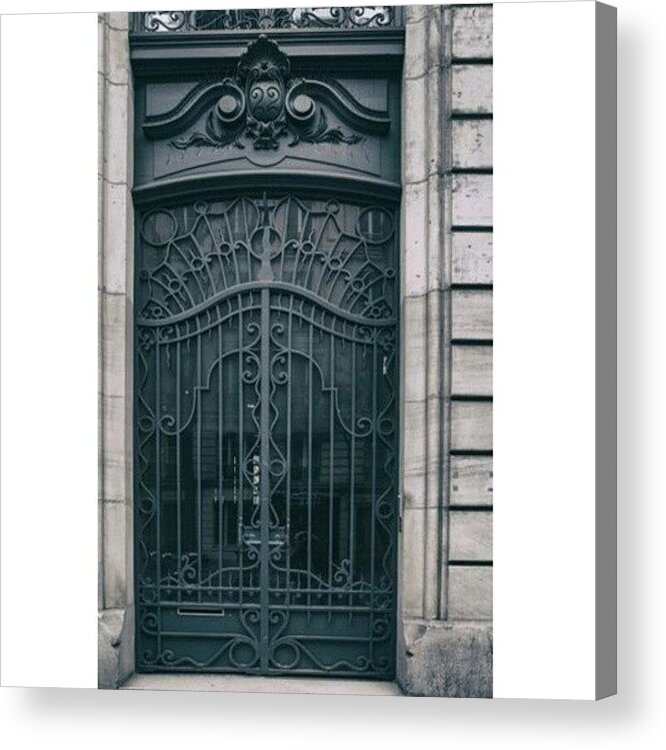  Acrylic Print featuring the photograph There's Something About The Doors In by Georgia Clare