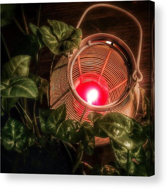 Candle Acrylic Print featuring the photograph This Little Light of Mine by Nick Heap