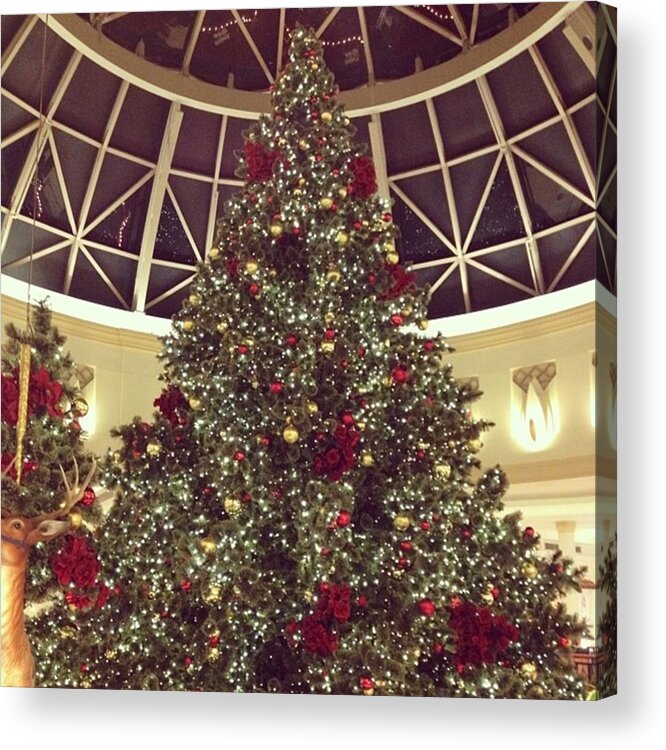  Acrylic Print featuring the photograph Tis The Season At The King Of Prussia by Erica Schlegel
