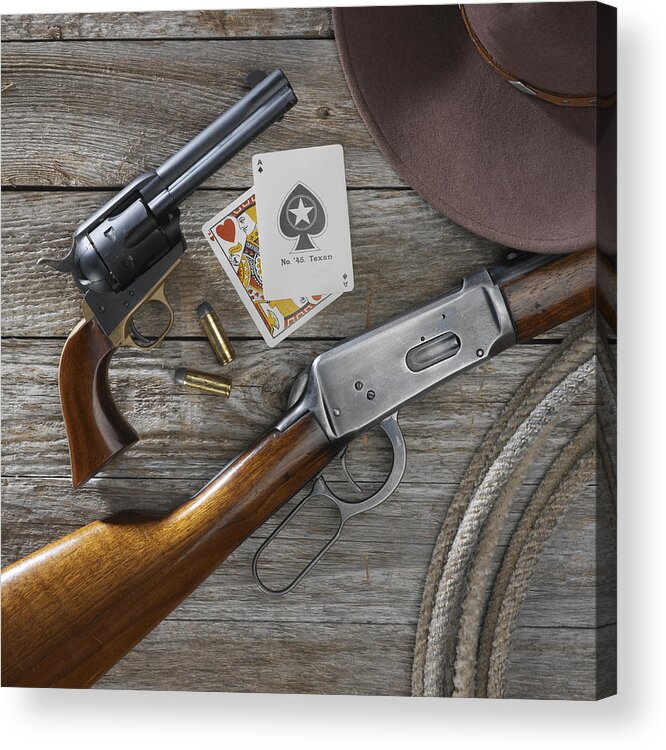 Old West Acrylic Print featuring the photograph Tools of the Trade by Jerry McElroy