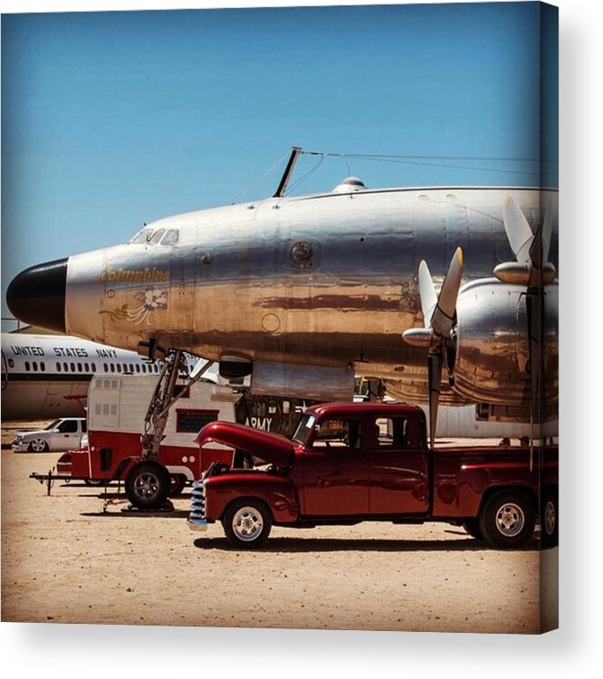 Arizona Acrylic Print featuring the photograph Torque Fest Pima Air And Space Museum by Michael Moriarty
