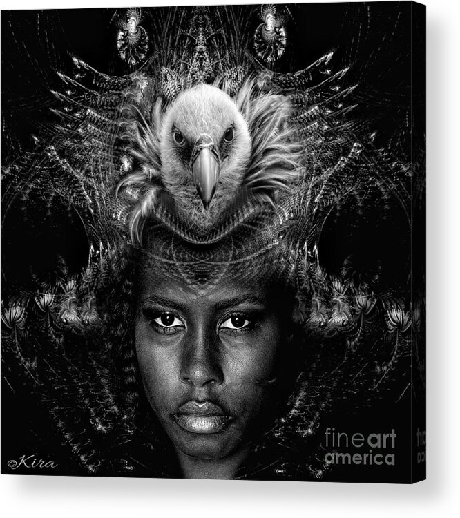 Woman Acrylic Print featuring the photograph Totem by Kira Bodensted