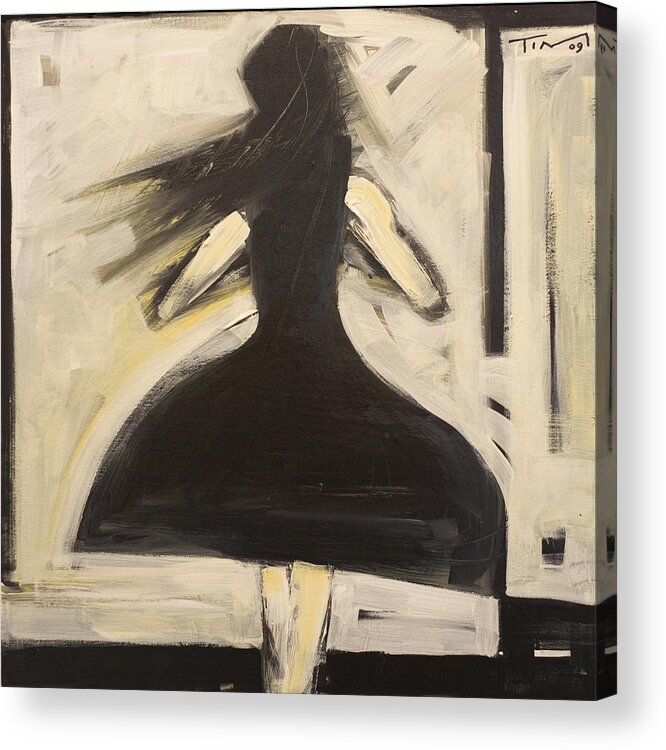 Twirl Acrylic Print featuring the painting Twirling by Tim Nyberg