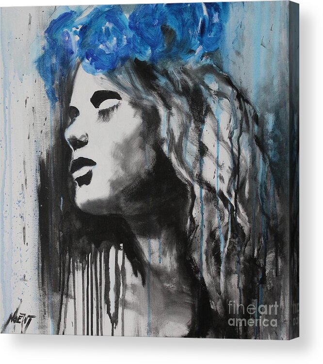 Noewi Acrylic Print featuring the painting Vesna by Jindra Noewi