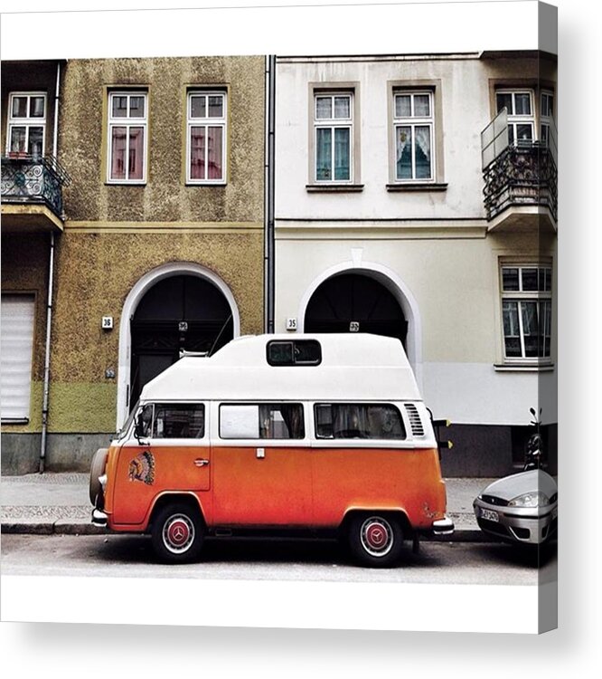Igerberlin Acrylic Print featuring the photograph Volkswagen T2 camper

#berlin by Berlinspotting BrlnSpttng