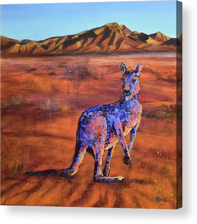 Quirky Acrylic Print featuring the painting Which Way Home by Chris Hobel
