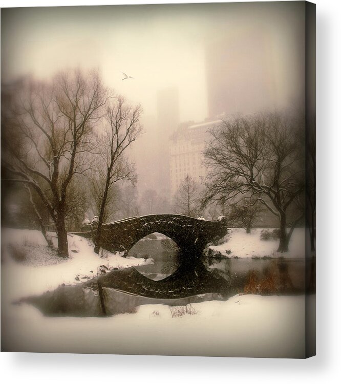Winter Acrylic Print featuring the photograph Winter Nostalgia by Jessica Jenney