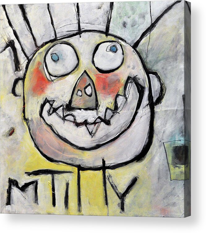 Kids' Drawing Acrylic Print featuring the painting Ymmit by Tim Nyberg