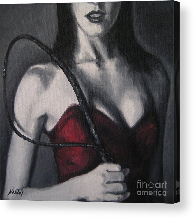 Noewi Acrylic Print featuring the painting You Have Been Naughty by Jindra Noewi