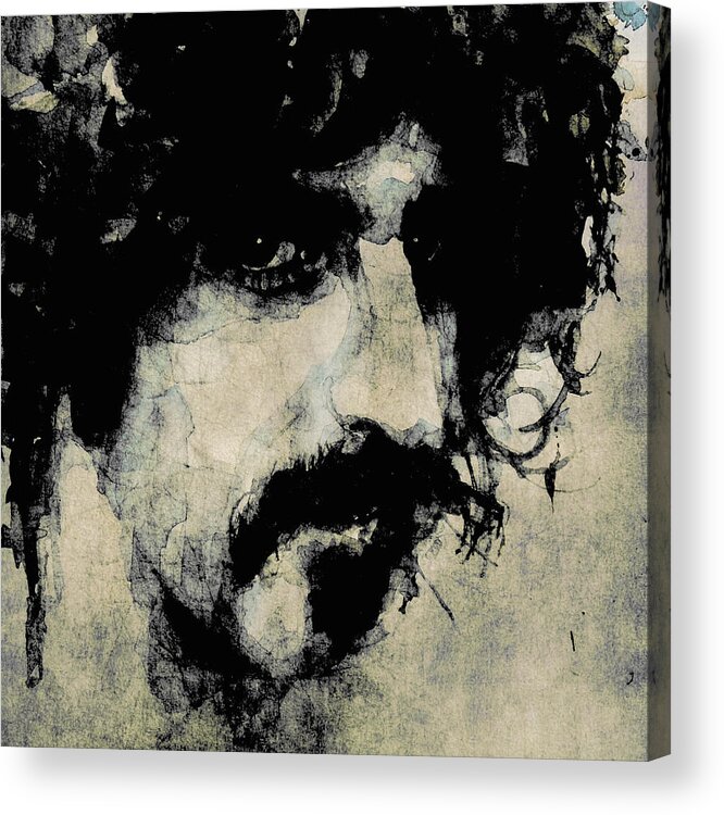 Frank Zappa Acrylic Print featuring the painting Zappa by Paul Lovering