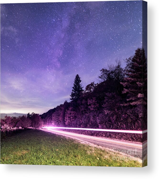 Milky Way Acrylic Print featuring the photograph Zooming through the Milky Way by Robert Loe