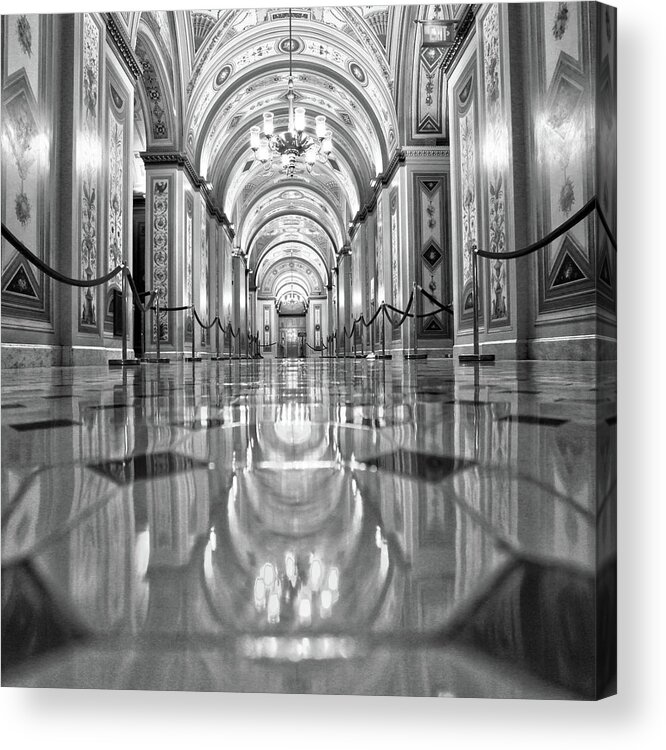 Brumidi Corridors Acrylic Print featuring the photograph Brumidi Corridors #1 by Mitch Cat