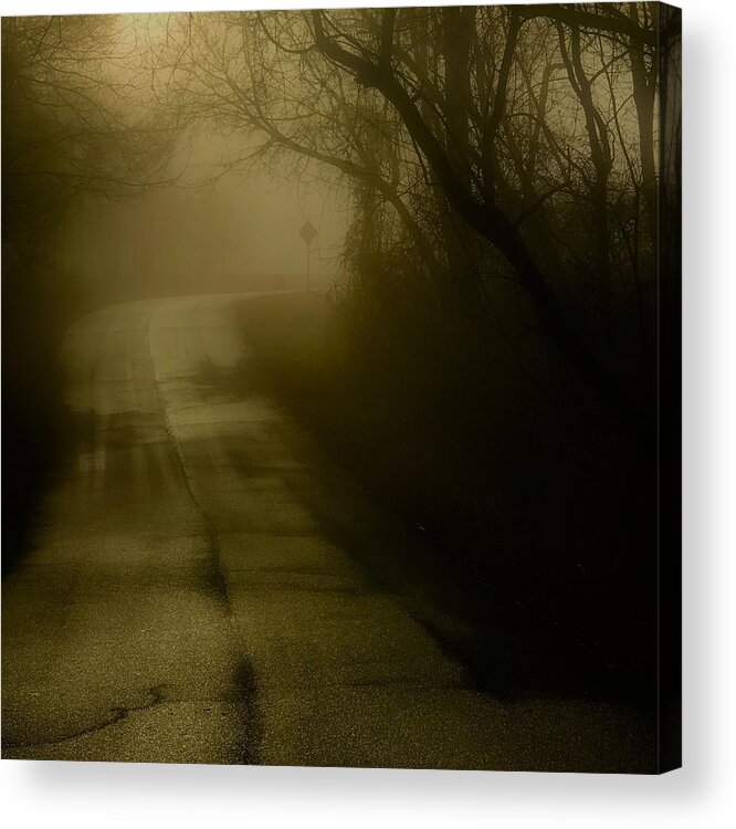  Acrylic Print featuring the photograph Golden Fog #1 by Jack Wilson