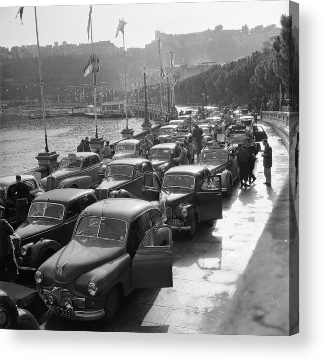 1950-1959 Acrylic Print featuring the photograph Monaco Car Rally #1 by Three Lions