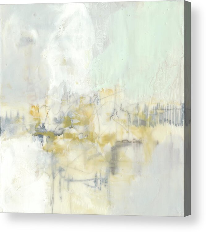 Abstract Acrylic Print featuring the painting Pastel Obscura I #1 by Jennifer Goldberger