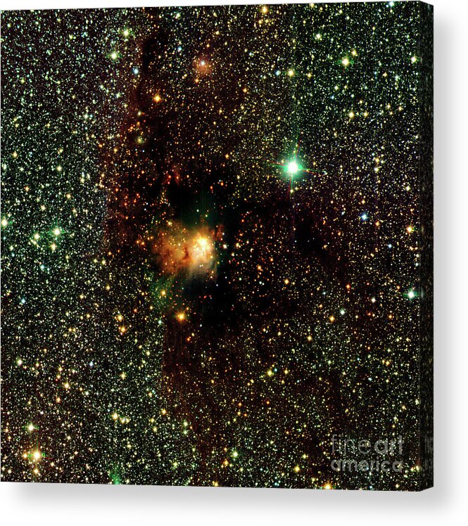 Star-forming Acrylic Print featuring the photograph Star-forming Region #1 by European Southern Observatory/science Photo Library