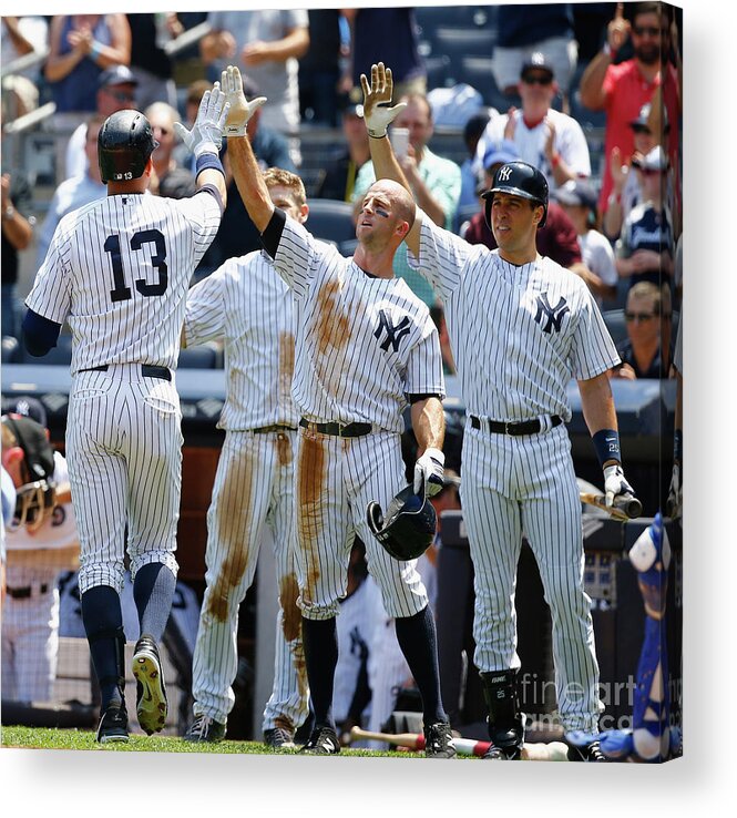 People Acrylic Print featuring the photograph Kansas City Royals V New York Yankees by Al Bello