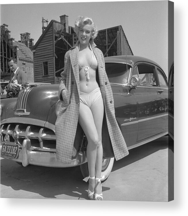 Marilyn Monroe Acrylic Print featuring the photograph Marilyn Monroe Portrait Session #11 by Earl Theisen Collection