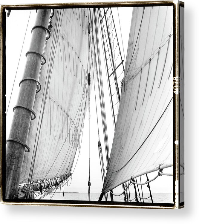 Photography Acrylic Print featuring the photograph Under Sail II #2 by Laura Denardo