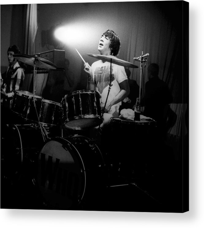 People Acrylic Print featuring the photograph Photo Of Keith Moon And Who #4 by Chris Morphet
