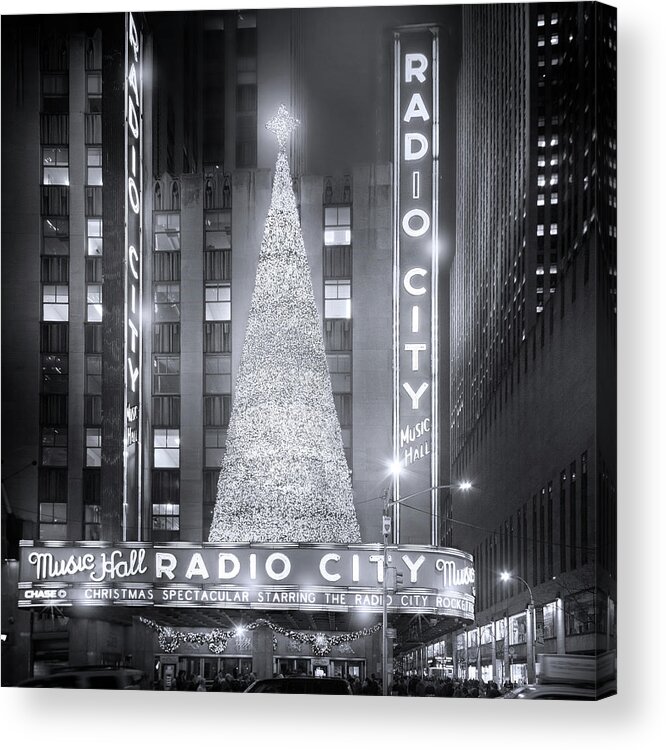 Radio City Music Hall Acrylic Print featuring the photograph A Radio City Christmas by Mark Andrew Thomas