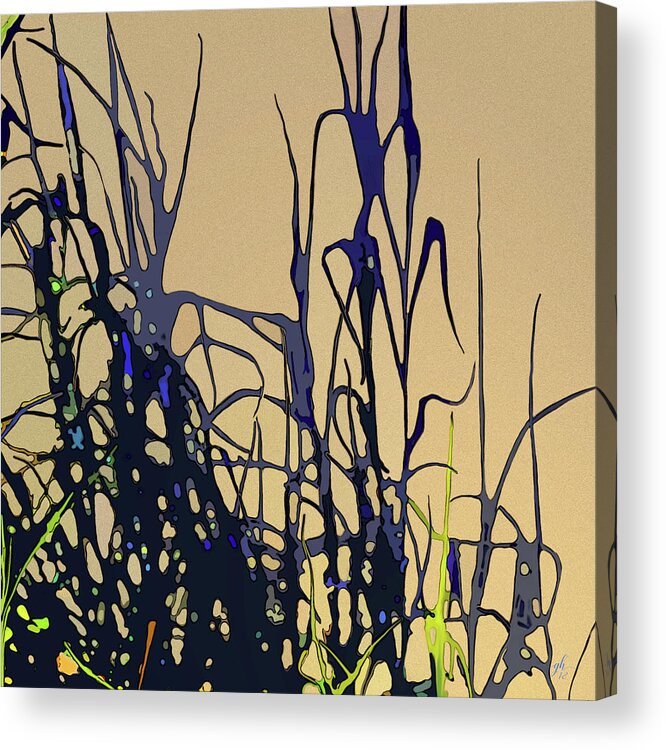 Seagrass Acrylic Print featuring the digital art Afternoon Shadows by Gina Harrison