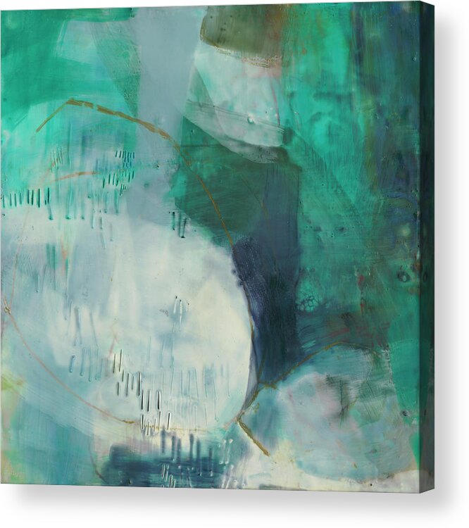 Abstract Acrylic Print featuring the painting Arete I by Sue Jachimiec