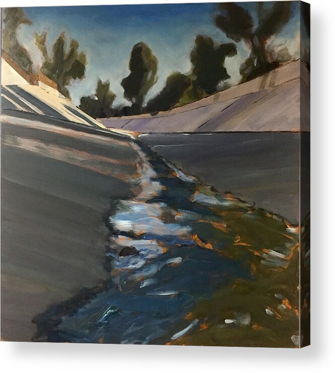 Arroyo Seco Acrylic Print featuring the painting Arroyo Seco #6 by Richard Willson