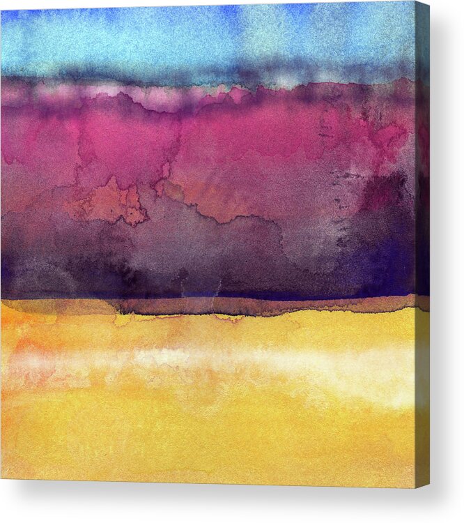 Abstract Acrylic Print featuring the painting Awakened 6- Art by Linda Woods by Linda Woods