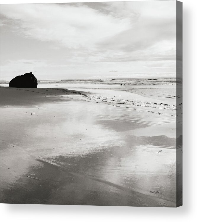 Bandon Beach Acrylic Print featuring the painting Bandon Beach Oregon I Crop by Alan Majchrowicz