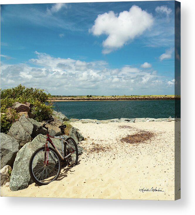 Beach Ride Acrylic Print featuring the photograph Beach Ride by Michelle Constantine