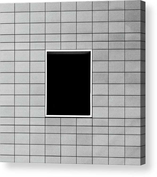 Urban Acrylic Print featuring the photograph Square - Black Hole by Stuart Allen