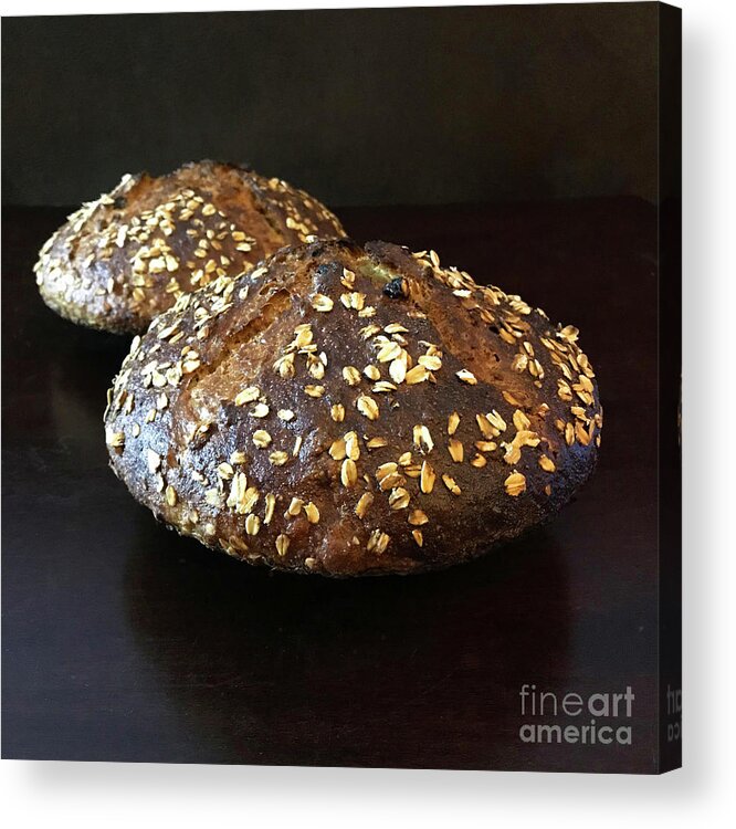 Bread Acrylic Print featuring the photograph Breakfast Sourdough 2 by Amy E Fraser