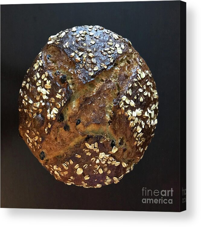 Bread Acrylic Print featuring the photograph Breakfast Sourdough by Amy E Fraser