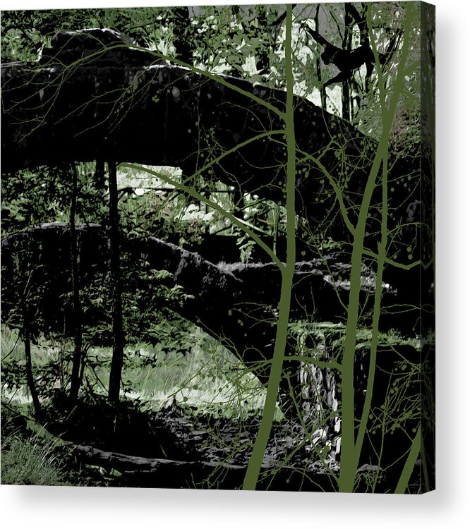 Jason Casteel Acrylic Print featuring the digital art Bridge VI by Jason Casteel