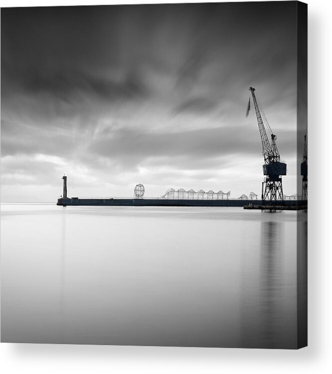 Port Acrylic Print featuring the photograph By The Sea 037 by George Digalakis