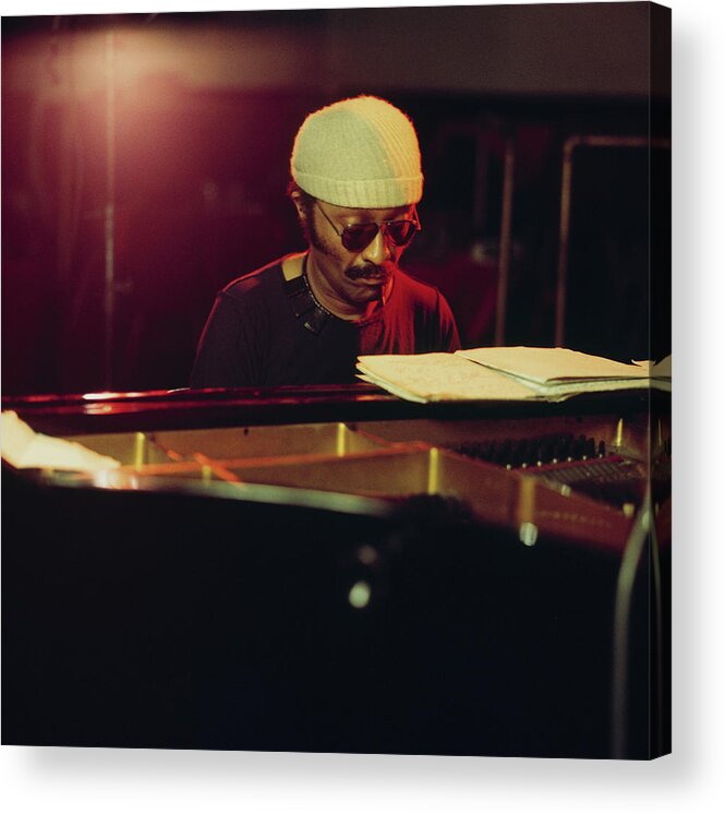People Acrylic Print featuring the photograph Cecil Taylor Perfoms At Ronnie Scotts by Andrew Putler