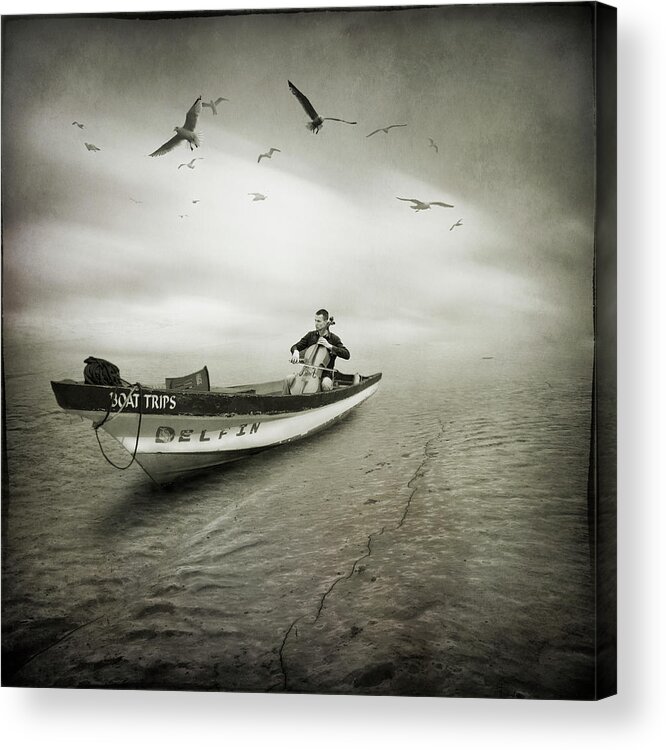 Boat Acrylic Print featuring the photograph Cello Sophia by Moises Levy