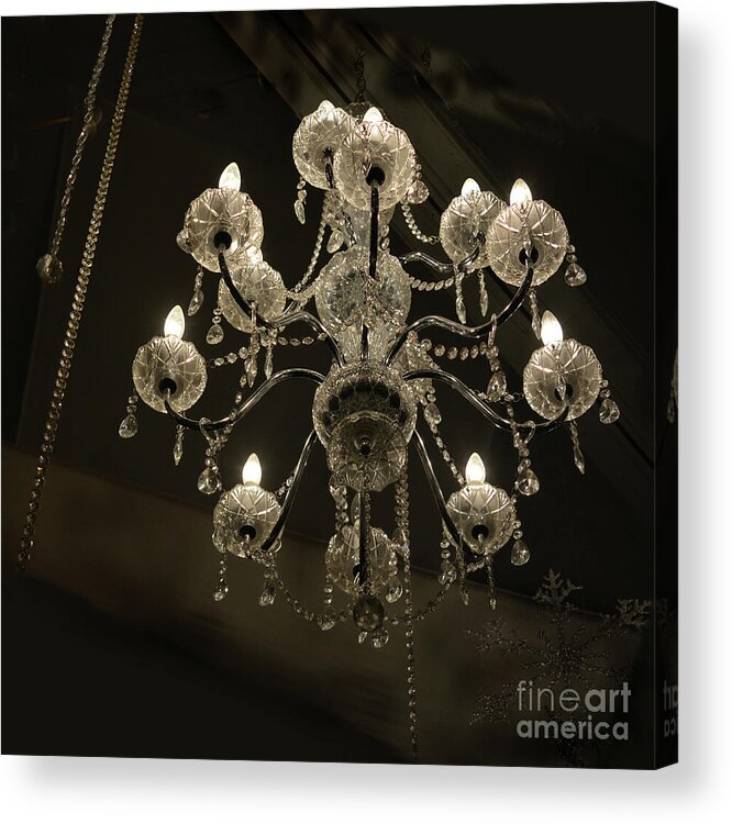 Chrystal Acrylic Print featuring the photograph Chrystal Lights by Vivian Martin