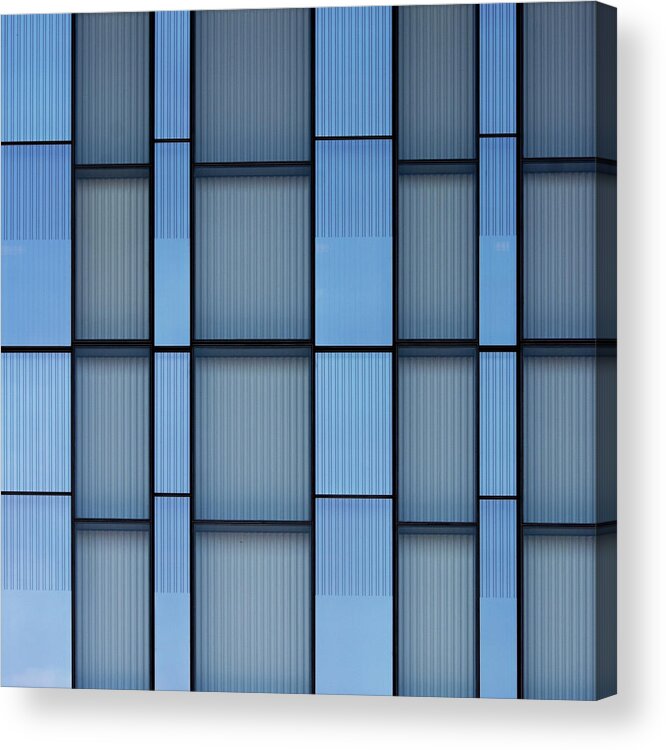 Urban Acrylic Print featuring the photograph Square - City Grids 54 by Stuart Allen